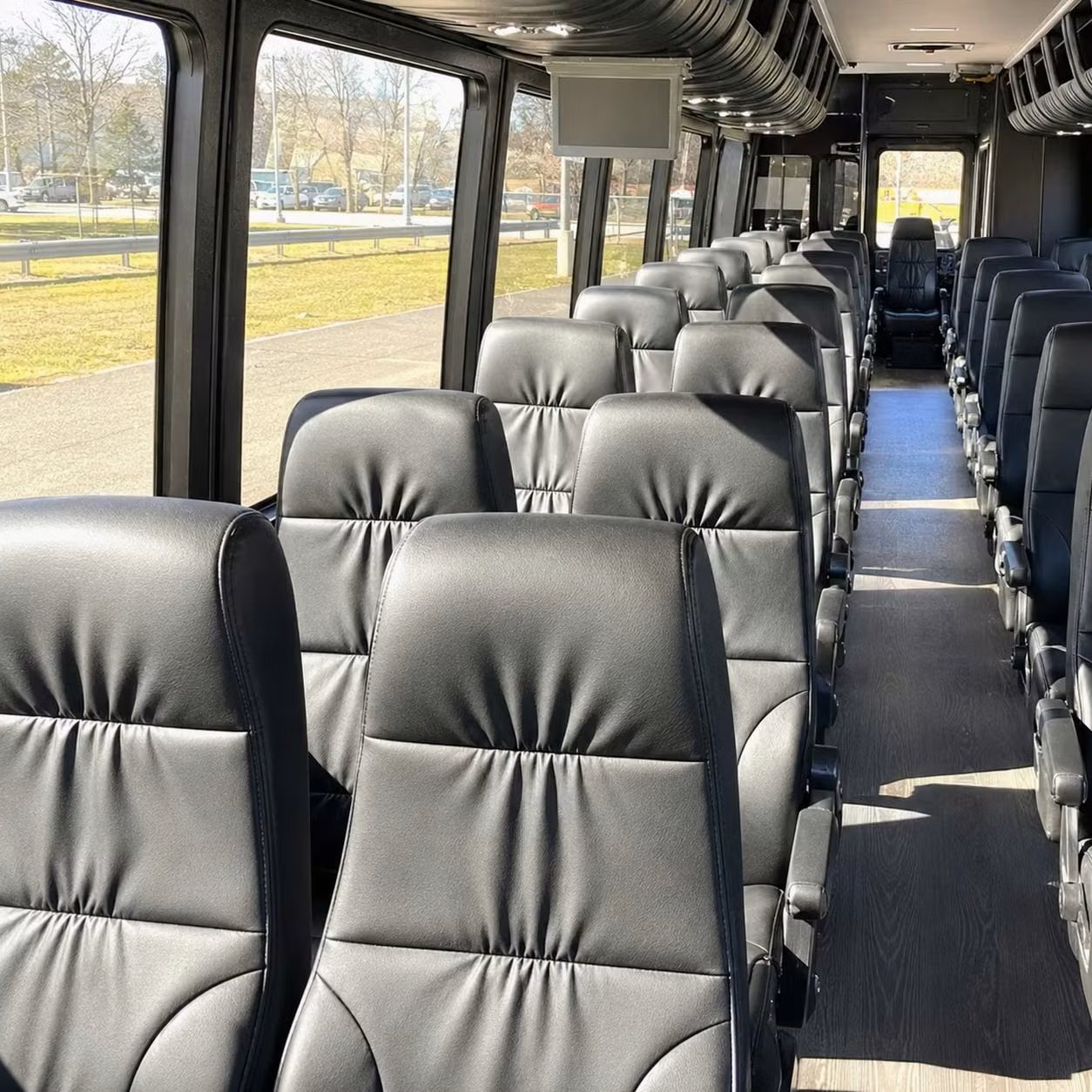 28 passenger minibus inside