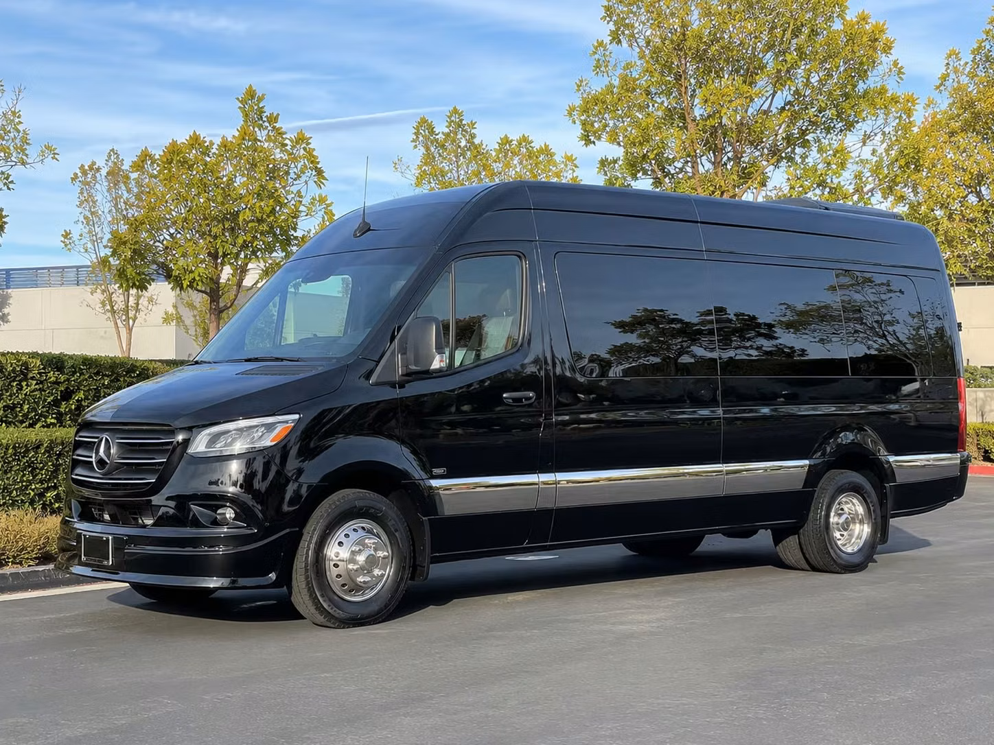fresno sprinter van rental with driver