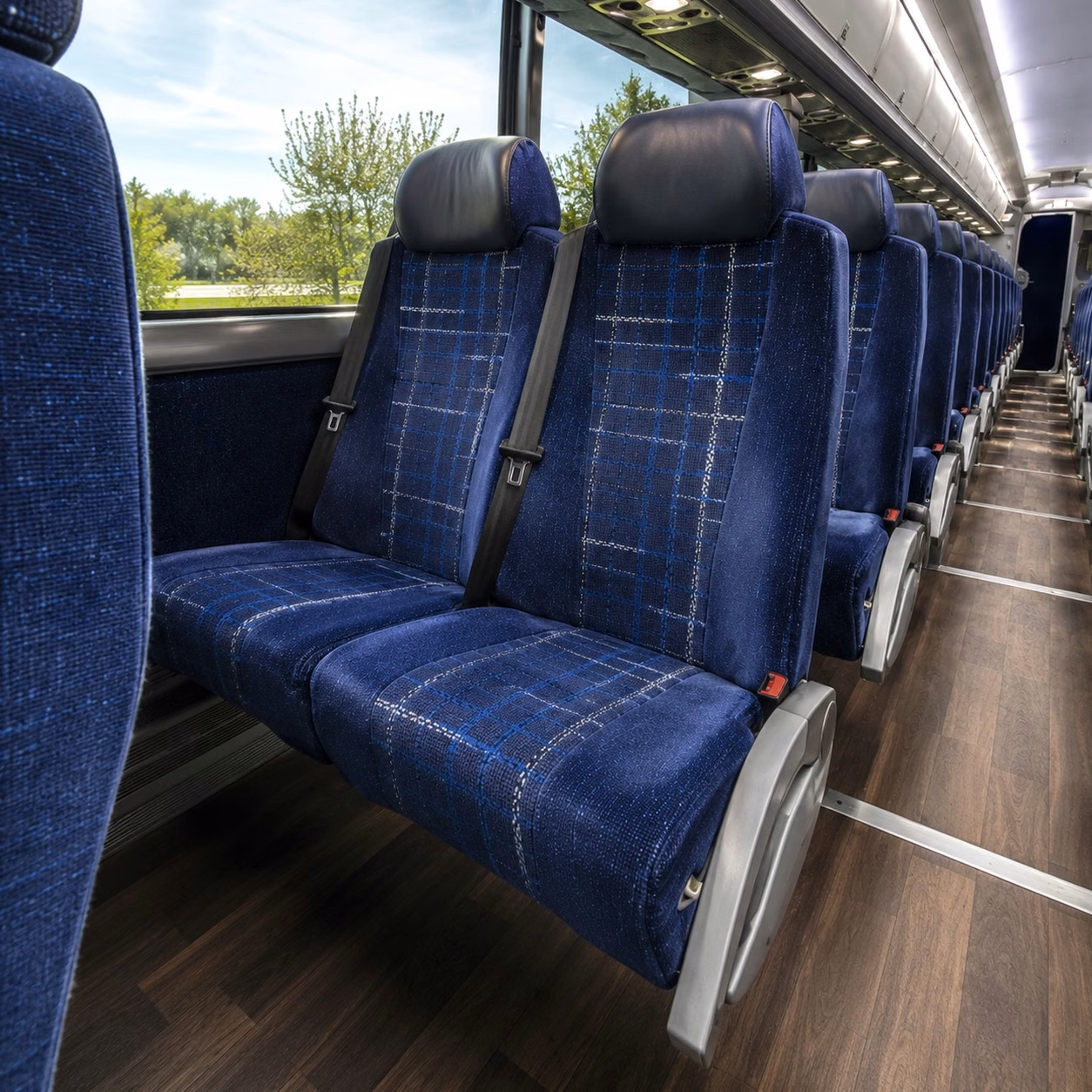 how bus type and size affect charter bus prices in fresno california