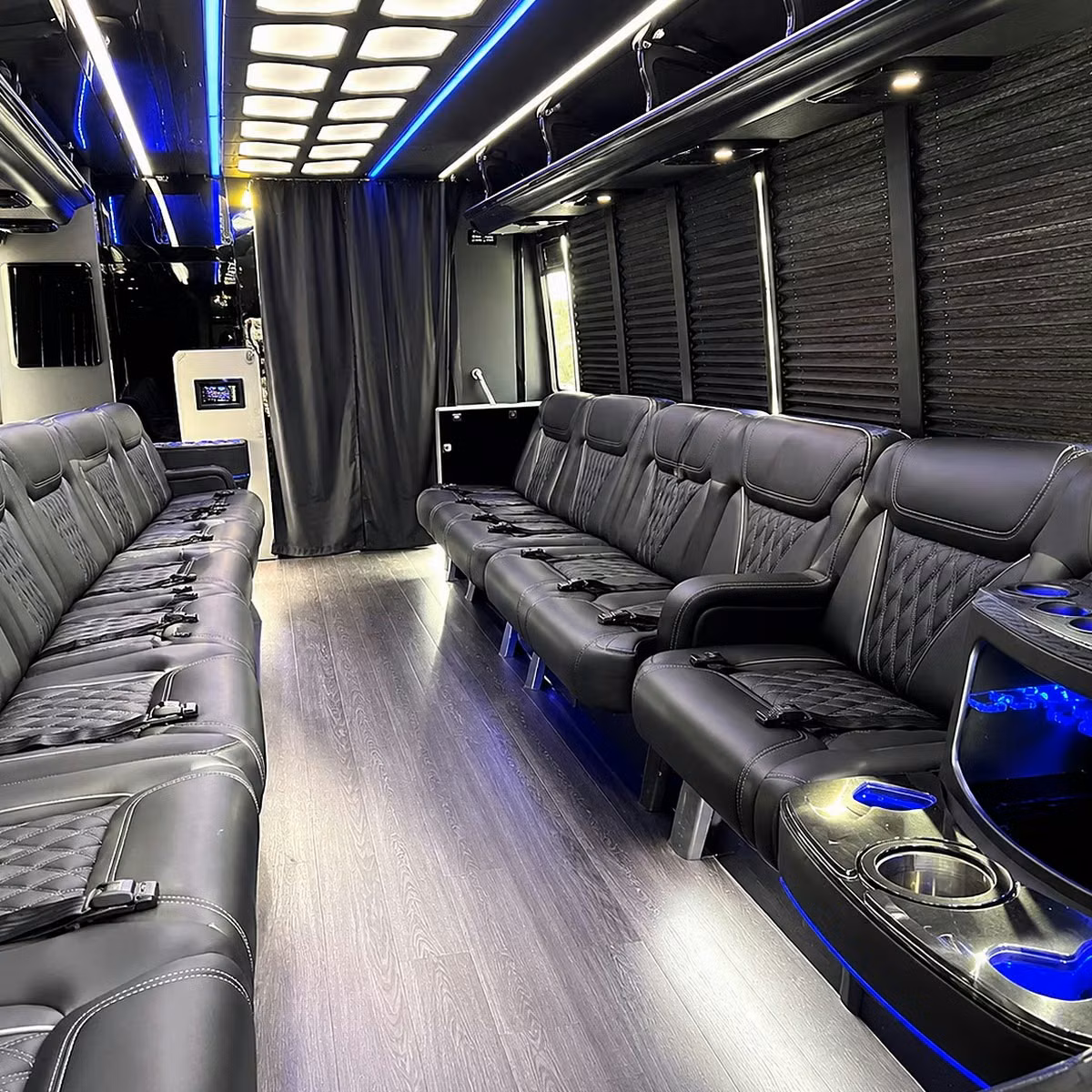 party bus interior